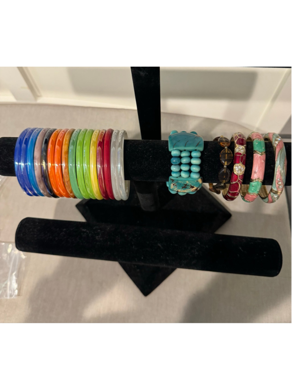 Women's Unbranded 21 Piece Mixed Multi-Color Bangle Bracelet Set